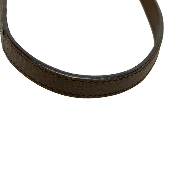 Auth GUCCI Ophidia 499621 Beige Dark Brown Multi PVC Leather Canvas Shoulder Bag - Picture 8 of 16